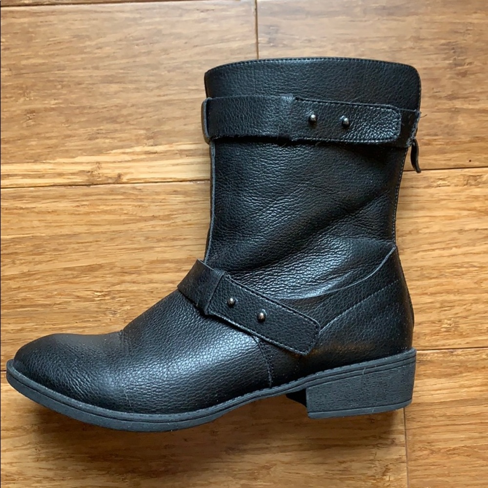 Loft Moto ankle boot with back zipper